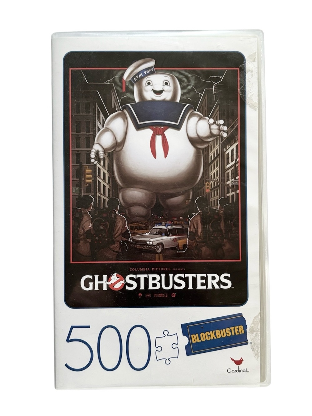 5/$25 Blockbuster Edition Ghostbusters 500 Pieces Puzzle - VHS Box Edition